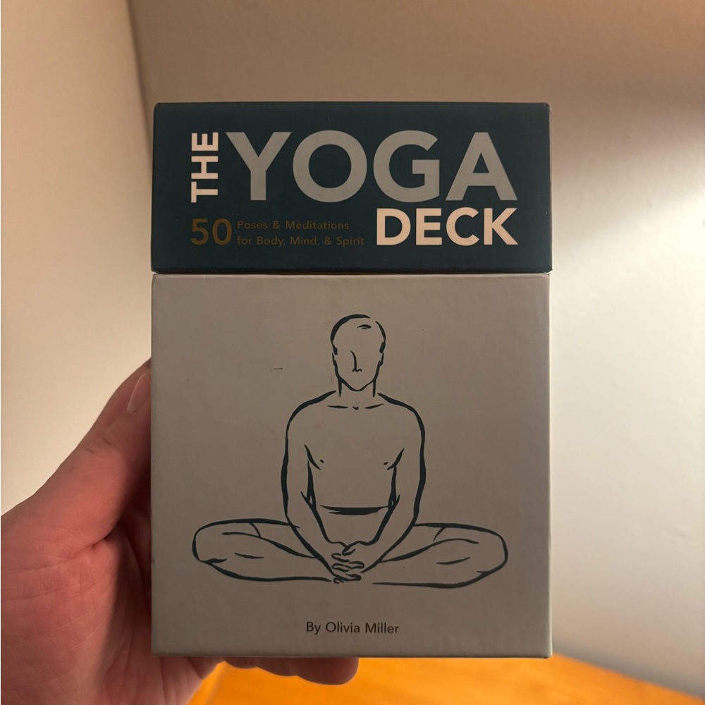The Yoga Deck - Deck of 50 Poses (Blue & Gray)